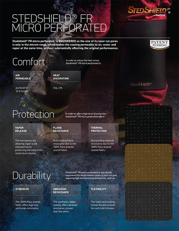 Stedshield® FR MICRO PERFORATED brochure